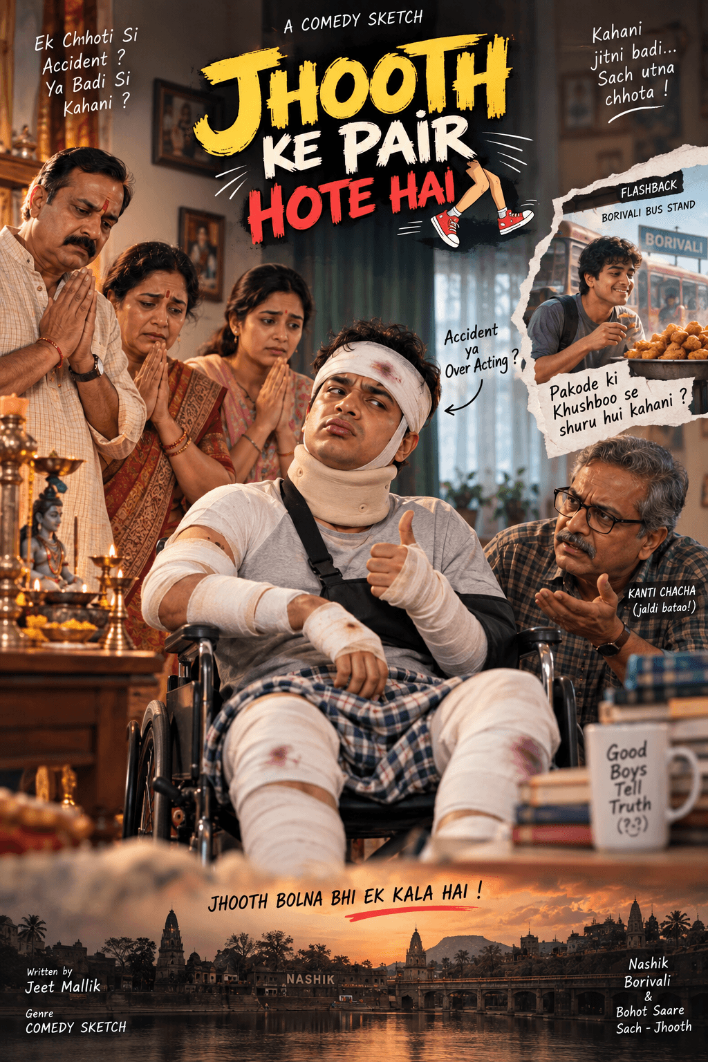 Jhooth Ke Pair Hote Hai poster